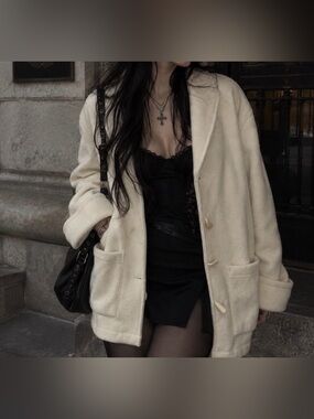 Women’s Cozy White Essential Stylish Weather Warm Winter Jacket/Coat